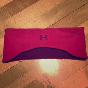 Under Armour Pink Fleece Headband